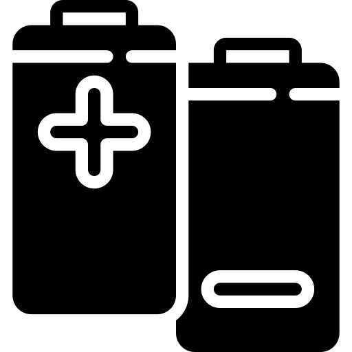 Lithium batteries icon