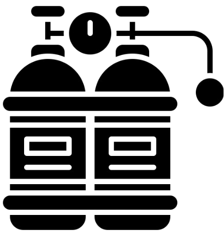 Compressed gas icon